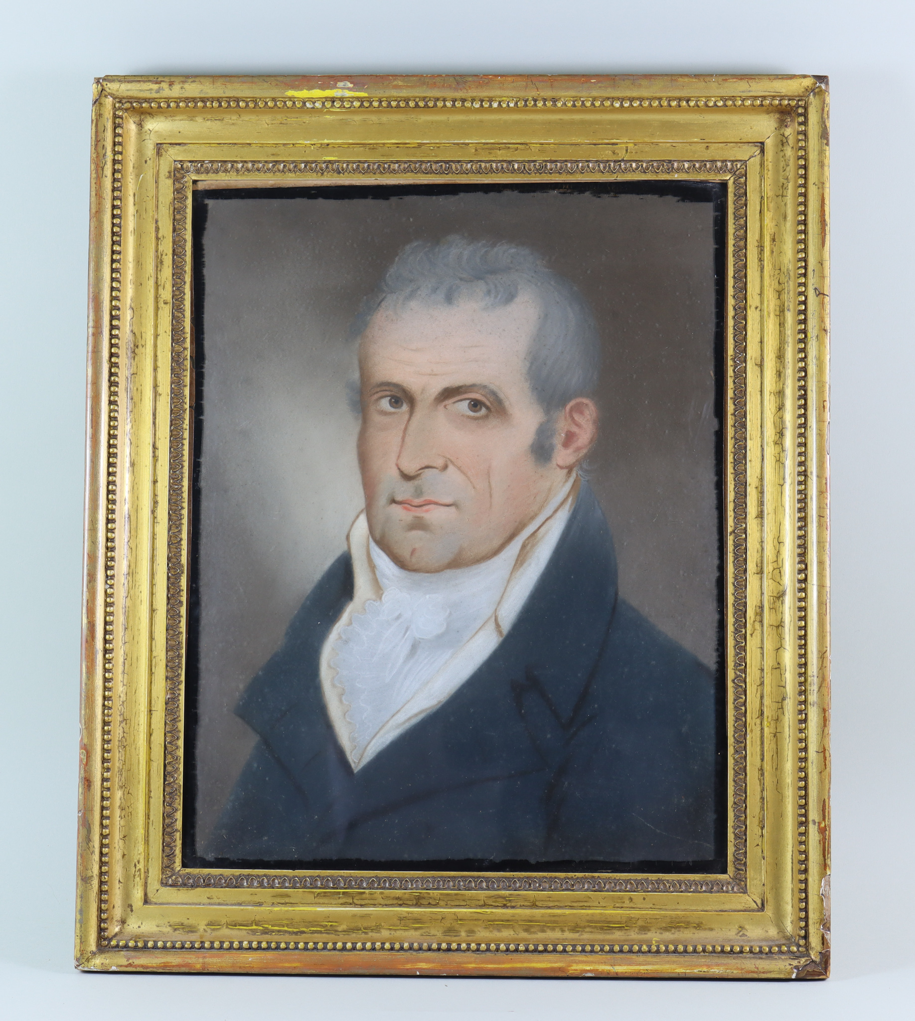 Late 18th/Early 19th Century British School - Pair of pastels - Portraits, thought to be of Mr and - Image 5 of 6
