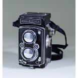 A VA Rolleiflex Twin Lens Reflex Camera, medium format, with Schneider-Kreuznach Xenar 3.5/75mm lens