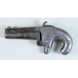 A Colt .41 Calibre Deringer Pocket Pistol, Late 19th century, serial No.4134, 2.1/4ins blued steel