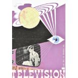 ***F. T. Haslett (20th Century) - Mixed media - Poster - "The Wonder of the Age - Television",