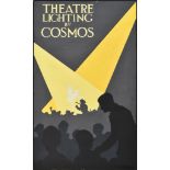 ***A. E. Halliwell (1905-1987) - Pencil and Gouache - Poster - "Theatre Lighting by Cosmos",