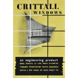 ***L. G. Stokes (20the Century) - Mixed media - Poster - "Crittall Windows, an engineering product",