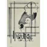 ***A. E. Halliwell (1905-1987) - Lithograph - Poster - "Hats", signed, circa late 1920s, 15.75ins x