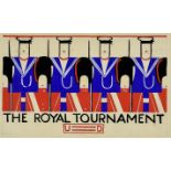 ***A. E. Halliwell (1905-1987) - Pencil and Gouache - Underground poster - "The Royal Tournament",