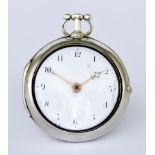 A Good Silver Pair Cased Verge Pocket Watch, by Deacon of Barton Mills, circa 1796, outer case, 78mm