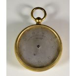 A Compensated Pocket Barometer and Compass, Circa 1880, by J. Brown, 76 St. Vincent St., Glasgow,