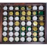 A Large Selection of Assorted Pocket Watch Mechanisms, various makers and sundry items (103) Note: