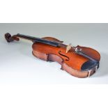 A French Violin, Early 20th Century, bearing label - "Antonio Martello, Faubourg, Saint Martin,