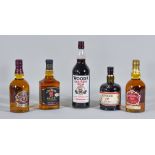 12 Bottles of Assorted Spirits, comprising - seven bottles of assorted scotch whiskey, one bottle of