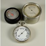 A "Watkin Mountain Aneroid" Compensated Barometer, Early 20th Century, by J Hicks, 8,9 & 10 Hatton