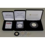 A Quantity of Proof Silver Commemorative Coinage, gross weight 15ozs