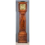 A Late 18th Century Mahogany Longcase Clock by Thomas Thatcher of Tenterden, the 11ins square