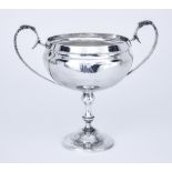 A George VI Silver Circular Two-Handled Prize Cup, by The Goldsmiths & Silversmiths Company Ltd,