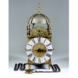 Early 18th Century Brass "Lantern" Clock, by Henry Jackson of Lavington (Wiltshire), the 6.25ins