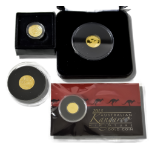 A Small Quantity of Gold Coins, Modern, comprising - two 9ct gold Elizabeth II commemorative