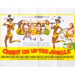 A Peter Rogers Production Film Poster, 1968, "Carry On Up The Jungle", printed by W.E. Berry Ltd,
