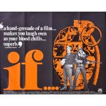 A Paramount Pictures Film Poster, 1968, "If", printed by W. E. Berry Ltd, Bradford, 39ins x 30ins,