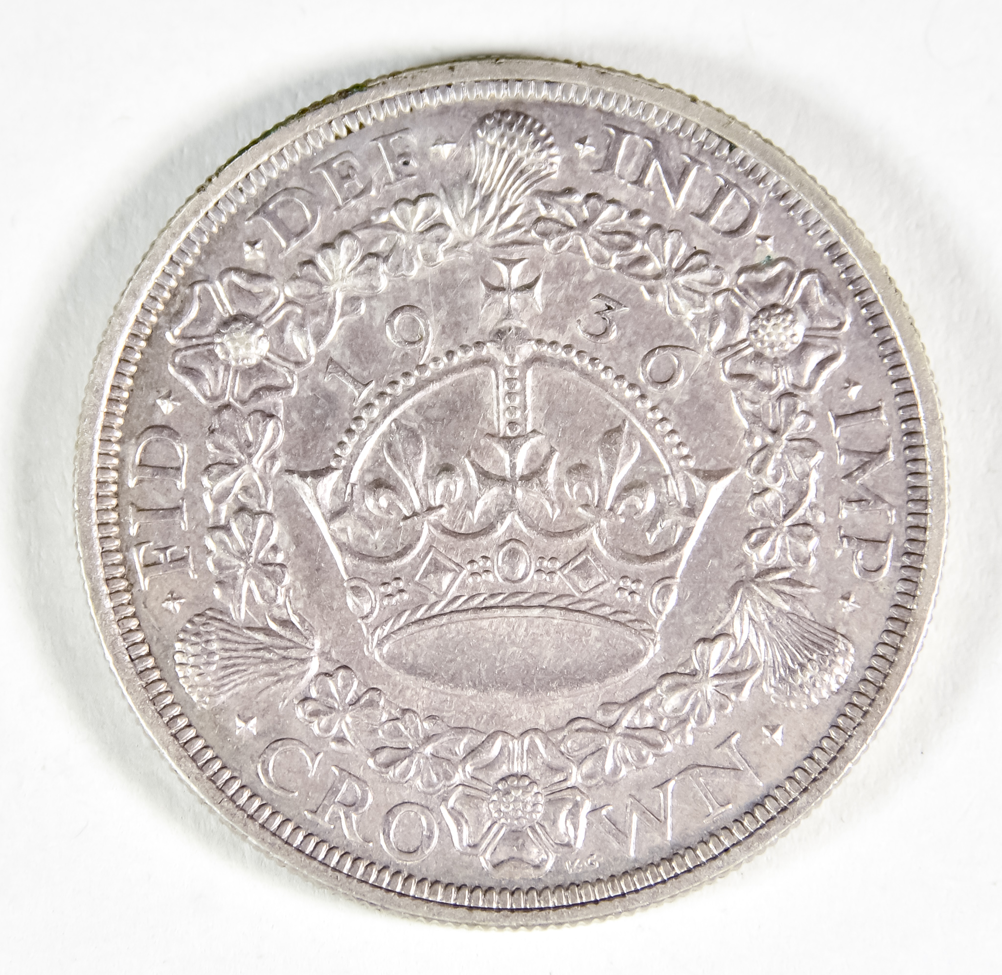 A George V Crown, 1936, fine