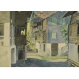 A. E. Halliwell (1905-1987) - Four watercolours - Austrian views, unsigned, largest 10.5ins x 14.
