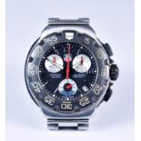 A Gentleman's Quartz Chronograph Wristwatch, by TAG Heuer, Model Formula One,(Panda), 42mm