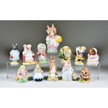 Twelve Beswick Beatrix Potter Figures, including - "Mr Alderman Ptolemy" 3.5ins, "Little Pig