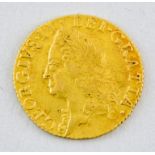 A George II 1755 Half Guinea, fair