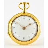An 18th Century Gilt Metal Pair Cased Verge Pocket Watch by John Southwell of London, No. 2027,