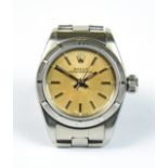 A 20th Century Lady's Automatic Oyster Perpetual Wristwatch by Rolex, Serial No. 6669135 (1998),