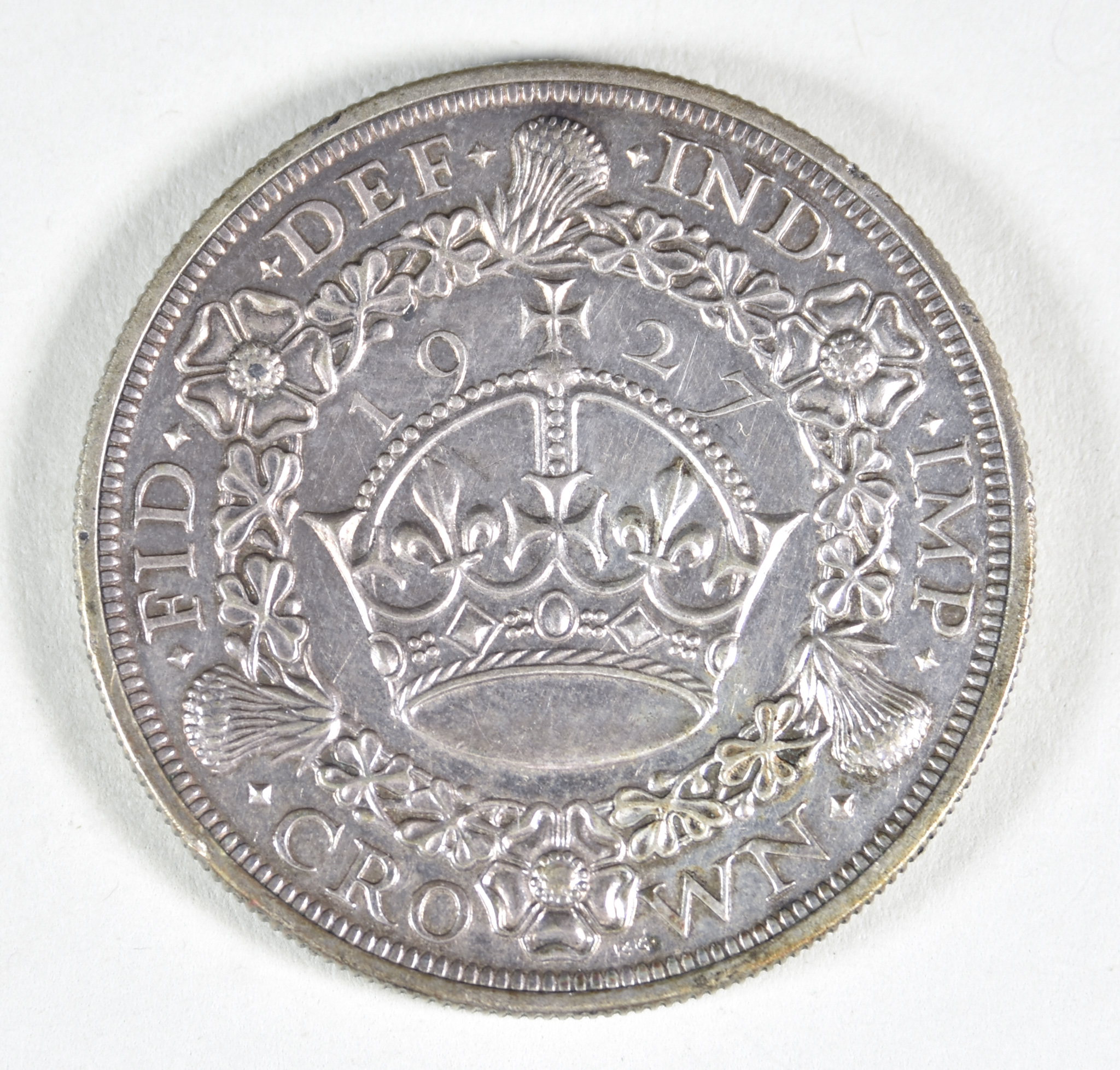 A George V Crown, 1927, fair/fine - Image 2 of 2