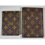 A Louis Vuitton of Paris Wallet and Card Holder, in original box and receipt