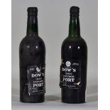 Two Bottles of 1960 Dow's Vintage Port