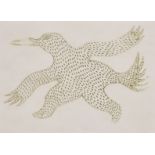 Kenojuak-Ashevak (1927-2013) - Limited edition engraving - "Bird Image", signed and dated 1966,