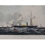 Henry A. Papprill (circa 1816-1903) after W. Knell - Aquatint in colours - "Her Majesty's Steam