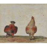 Joseph Parry (1744-1826) - Set of four watercolours - "At the Cockfight", signed, each 6ins x