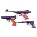 Three Air Pistols, comprising - .22 calibre by Original, Model 6G, in original box, .22 calibre by