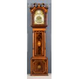 A 19th Century Scottish Longcase Clock by John Adamson of Kilmarnock, the square brass dial with