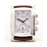 A Modern Quartz Gentleman's Chronograph Wristwatch, by Longines, Serial No. 30427667, 42mm x 28mm,