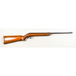 A .177 Calibre Air Rifle by BSA, Model Cadet, 15ins blued steel barrel and action, break barrel