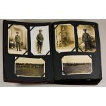 An Album of Postcards, Early 20th Century, of military, topographical, humorous and beauty interest,