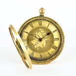 An 18ct Gold Lady's Open Faced Pocket Watch, by John Neal, Edgware Road, London,(Maker to the