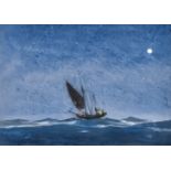 Anthony Flemming (born 1936) - Four watercolours - Three seascapes with sailing boats in varying