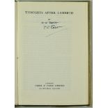 T. S. Eliot - "Thoughts After Lambeth", published by Faber & Faber Ltd, 24 Russell Square, London,