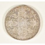 A Queen Anne Silver Half Crown, 1713, fair