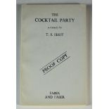 T. S. Eliot - "The Cocktail Party" published by Faber & Faber Ltd, 24 Russell Square, London,