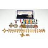 A Group of World War I, World War II and other Medals, belonging to Corp. G Dunn T-1954 Army Service