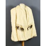 A Lady's Ermine Cape, Size 10-12, a lady's sable full-length coat, size 10 and a selection of