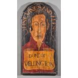 A Pair of English Painted Pub Signs - "Duke of Wellington", Circa 1970s, both with a portrait of the