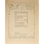 J. M. Barrie - "Peter Pan in Kensington Gardens", illustrated by Arthur Rackham, published by Hodder