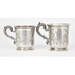Two Early Victorian Silver and Silver Gilt Christening Mugs, by Edward, John & William Barnard,