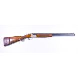 A 12 Bore Over and Under Shotgun, by Lamber, Serial No. 239562, 28ins blued steel barrels with
